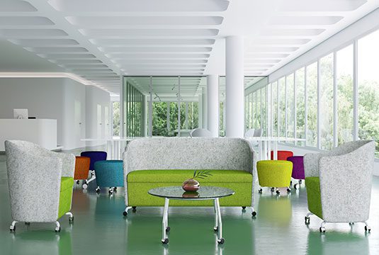 Reception area seating inspiration